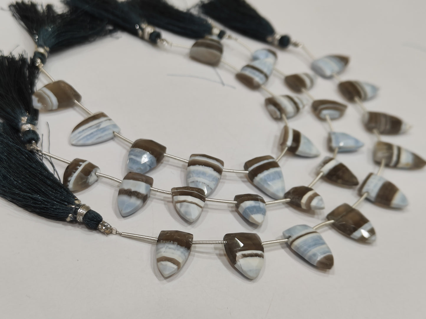 Natural Boulder Opal Arrowhead Trillian Shape 10x19mm beads Sold Per Strand 8 Inches Long