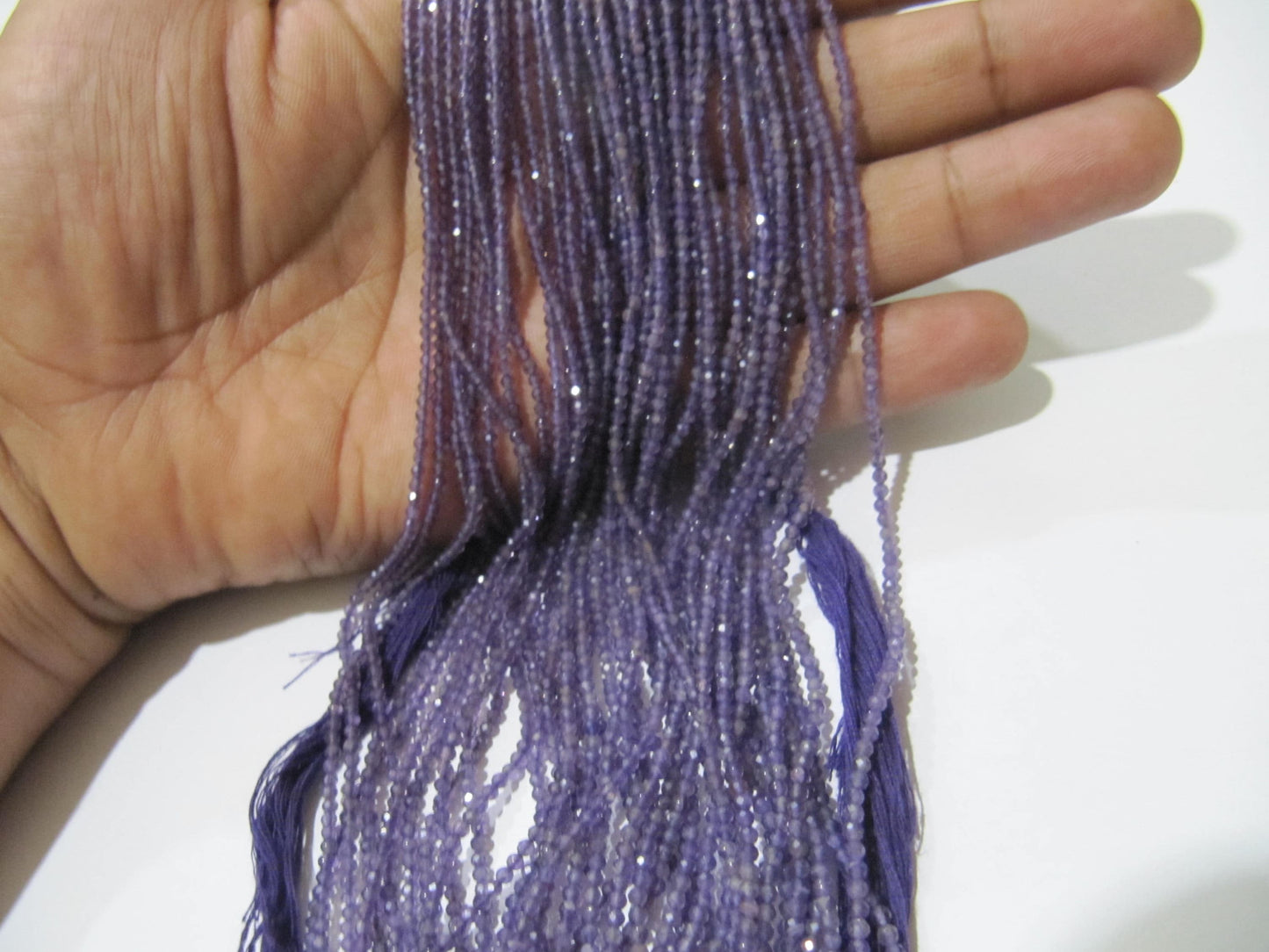 Natural Amethyst Rondelle Faceted 3mm Beads best Quality Beads Strand 13 inches Long Wholesale Prices jewelry making gemstone beads