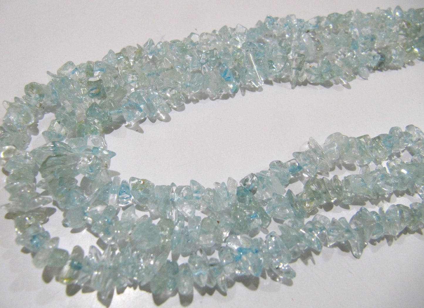 Natural Blue Topaz Uncut Free shape Chip Beads 6to 8 mm Graduated best Quality Beads Strand 34inch Long Jewelry making uncut gemstone bead