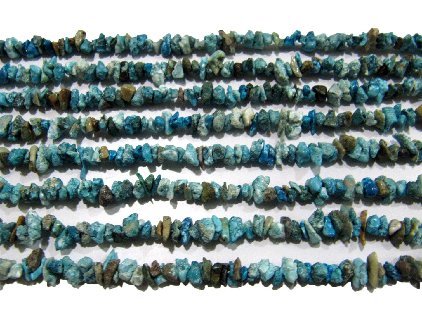 Natural Turquoise Irregular Chip Gravel Uncut Nugget 4mm To 8mm Sky Blue Color Jewelry Making Beads Strand 34 Inches Long Sold Per Strand