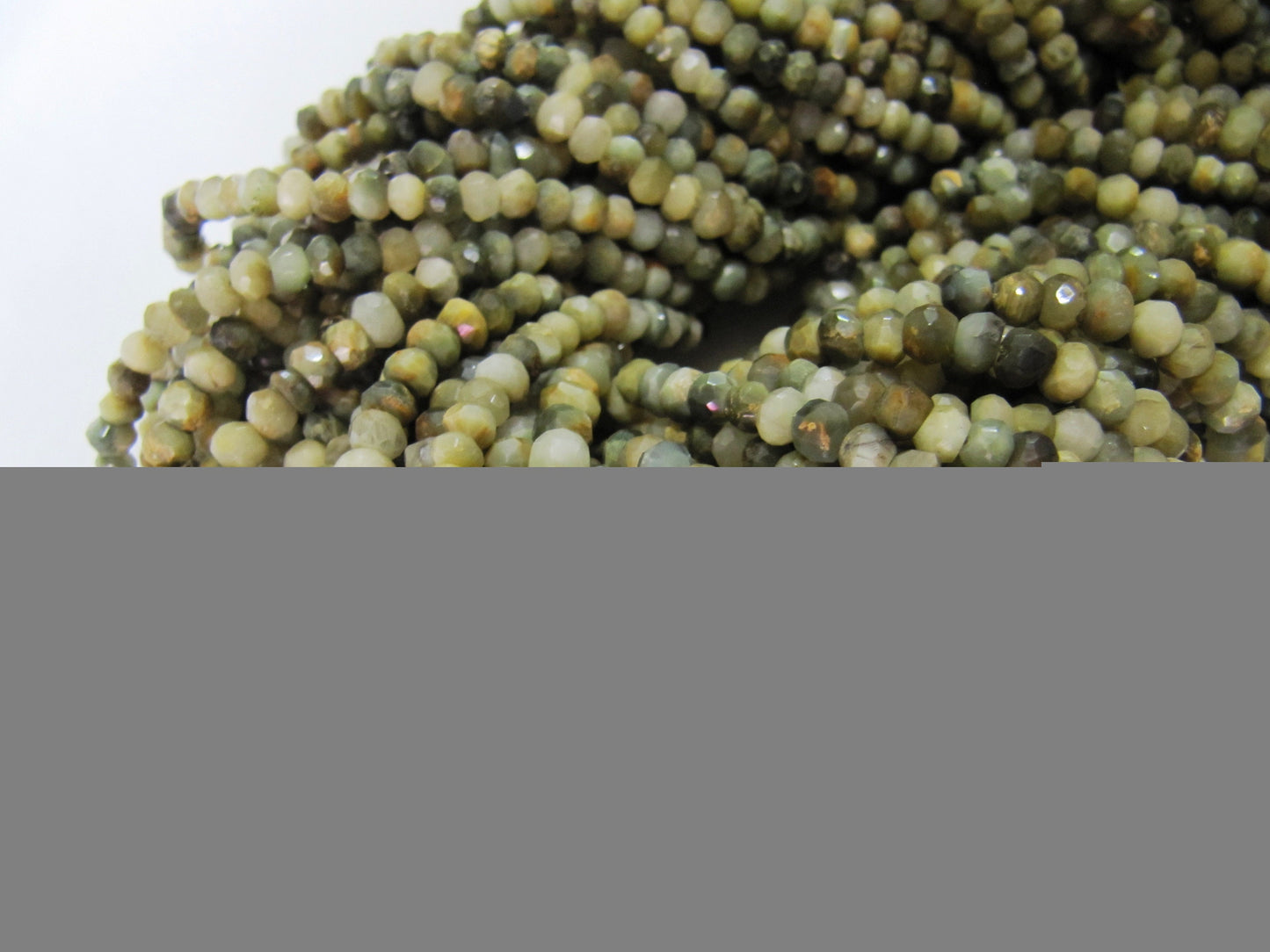 Natural Cat's Eye Rondelle Faceted 3-4mm Gemstone Beads Strand 13 inches long Top Quality Jewelry Making Beads Wholesale Prices