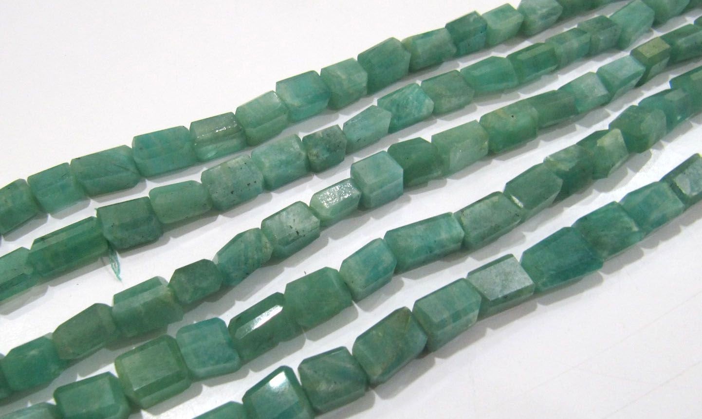 Natural Green Amazonite Nugget Shape Laser Cut Tumbled 8mm To 12mm Beads, Jewelry Making Beads Strand 8 Inches Long Sold Per Strand