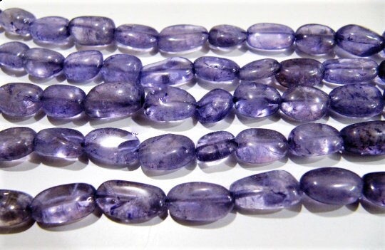 Natural Amethyst Plain Oval Nugget Beads 10 to 12 mm / Smooth Purple Amethyst Gemstone Beads / Sold per Strand 14 inch long Wholesale Rates
