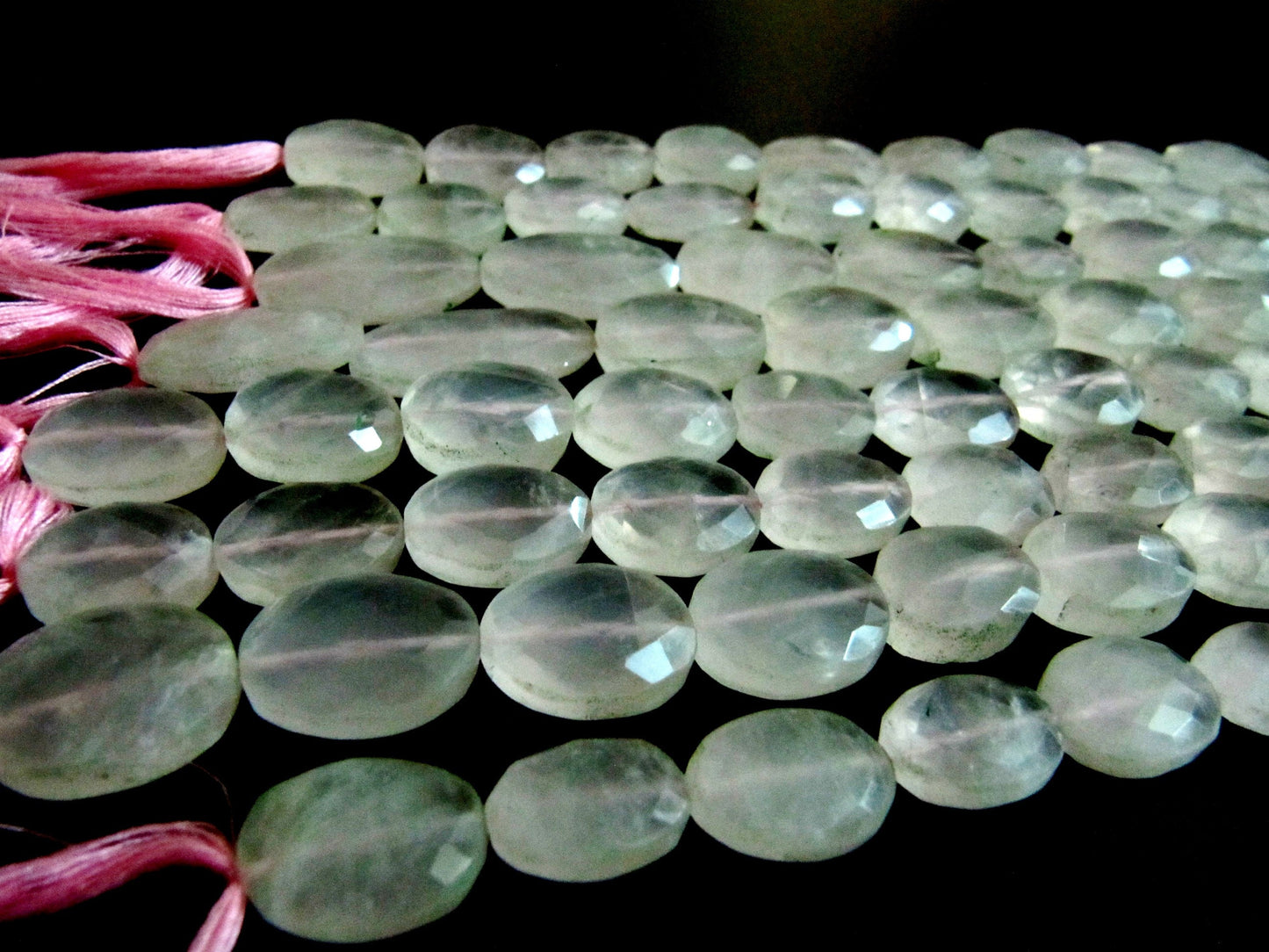 Natural Rose Quartz Oval Faceted Beads Size 13X18mm Strands 10 inches long Jewelry making Gemstone Beads sold per Strand
