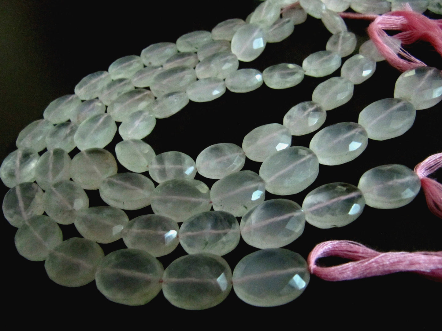 Natural Rose Quartz Oval Faceted Beads Size 13X18mm Strands 10 inches long Jewelry making Gemstone Beads sold per Strand
