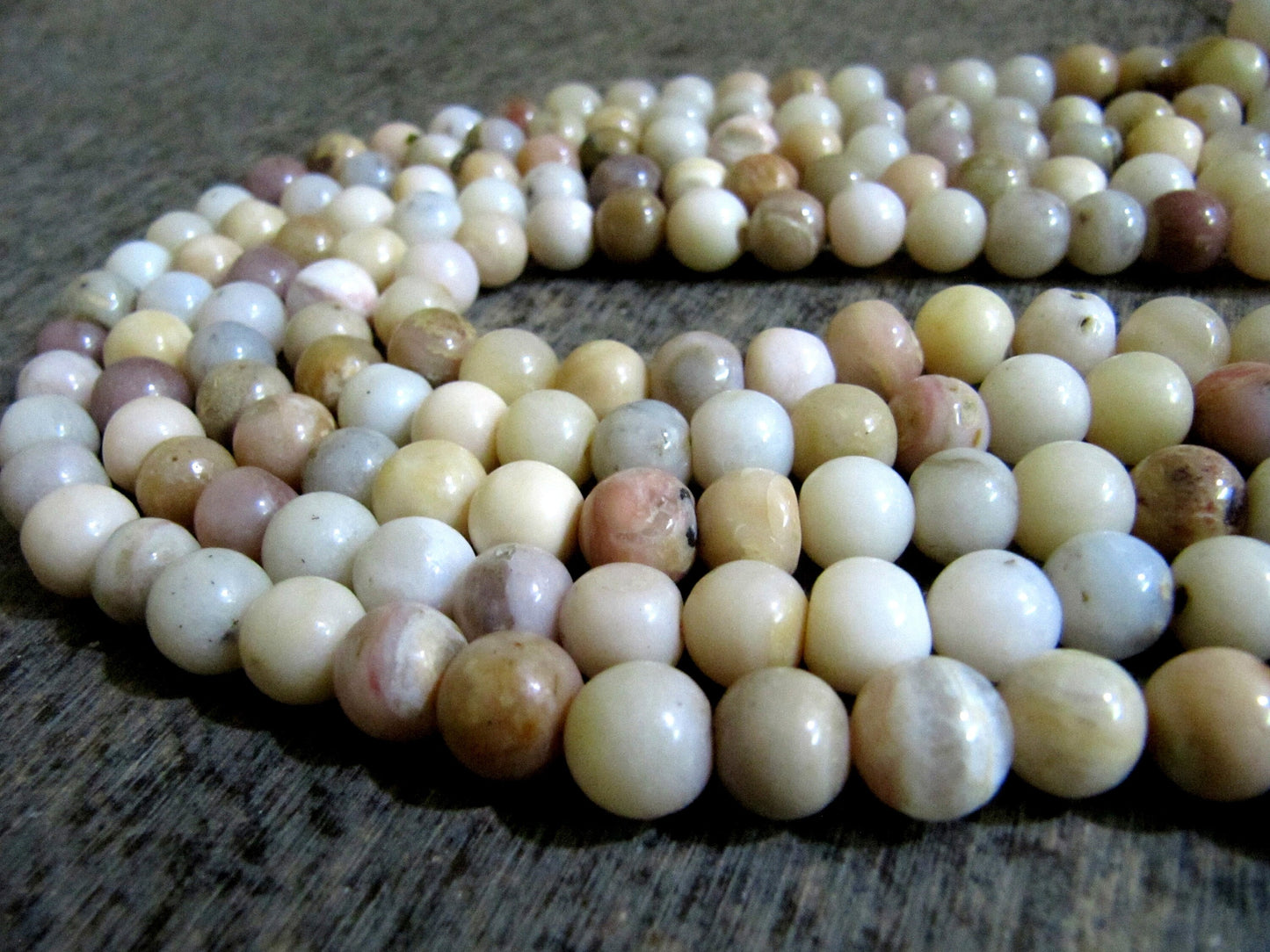Natural Pink Opal Round ball Shape Plain Smooth 10 mm beads strand 13 inches Pink color Gemstone for Jewelry making wholesale Prices