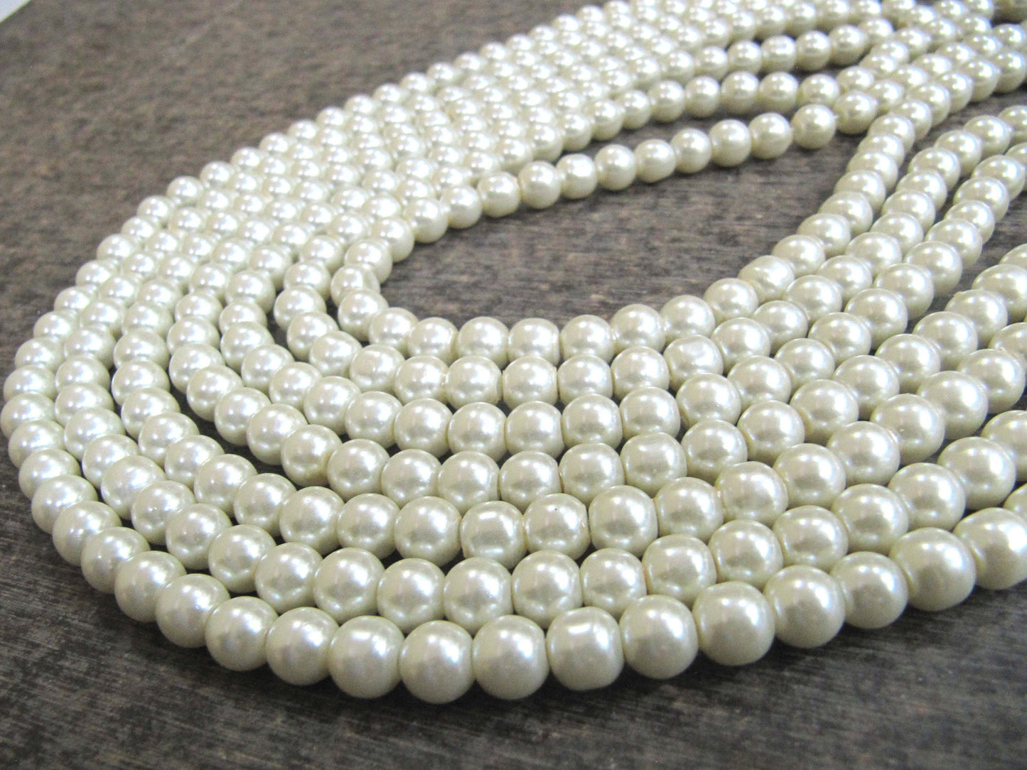 Pearl 8mm Beads sold per Strand 16 inch long Jewelry Making white Pearl Beads Wholesale prices
