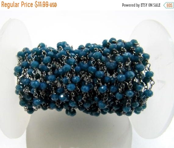 3 Ft-Neon Apatite Rondelle Faceted Beaded 3-4mm Size Hyro Quartz Apatite Bead Rosary Chain Wholesale Prices Jewelry Making gemstone chain