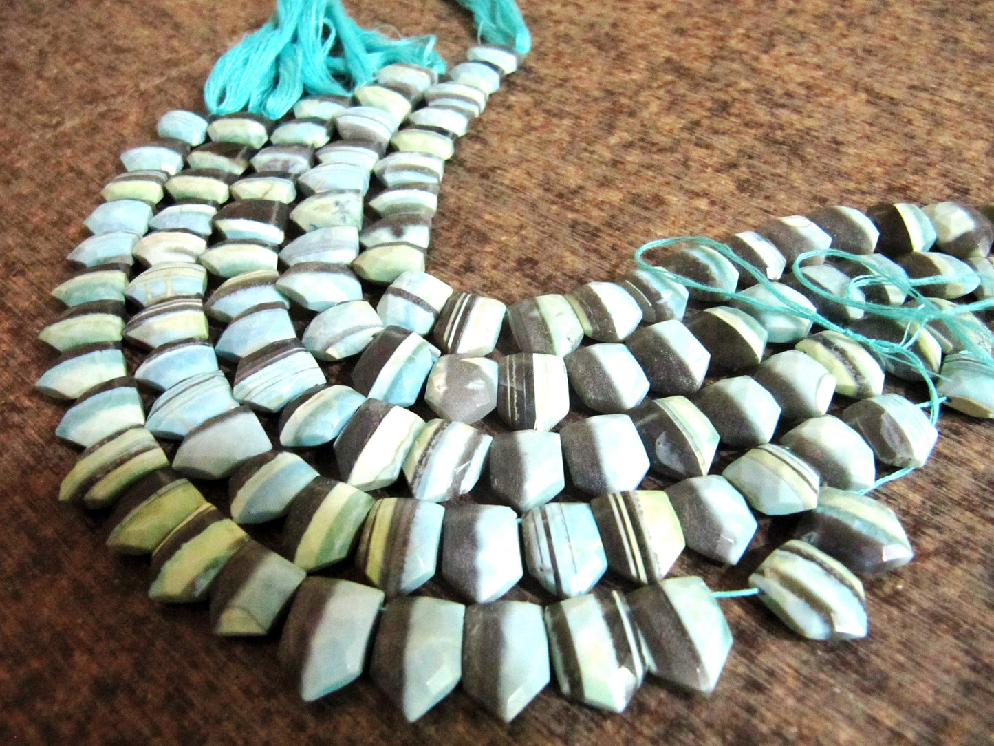 Natural Boulder Opal Bullet arrowhead Shape Briolette, Beads Size 9x12 To 10x14mm Strand 8 Inch long.Sold Per strand