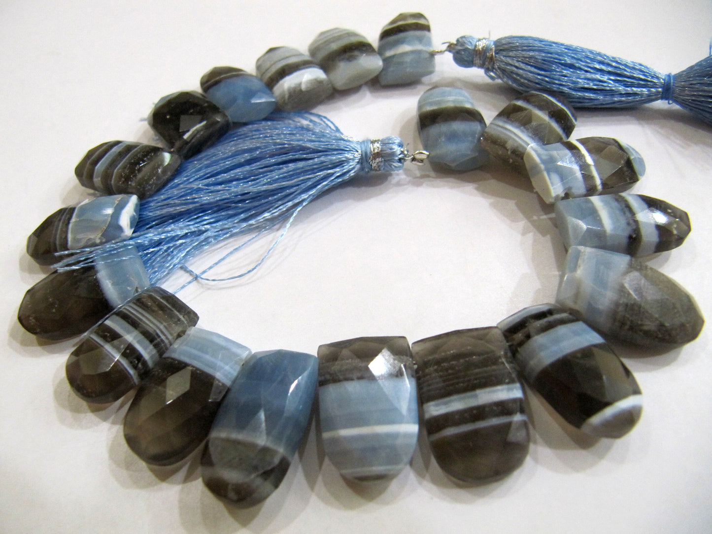 Natural Boulder Opal Finger Shape Briolette 10x19mm beads Sold Per Strand 8 Inches Long
