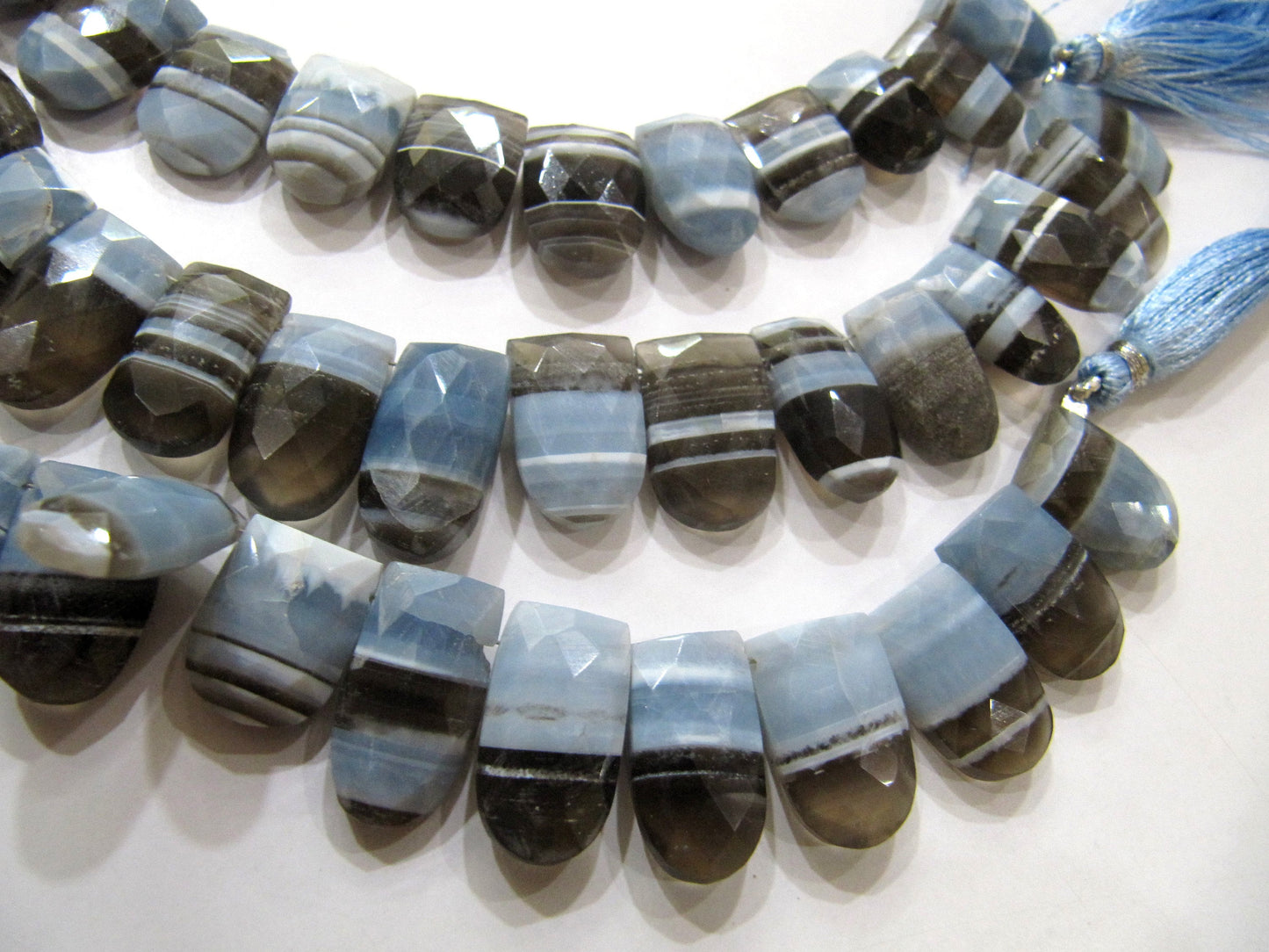 Natural Boulder Opal Finger Shape Briolette 10x19mm beads Sold Per Strand 8 Inches Long