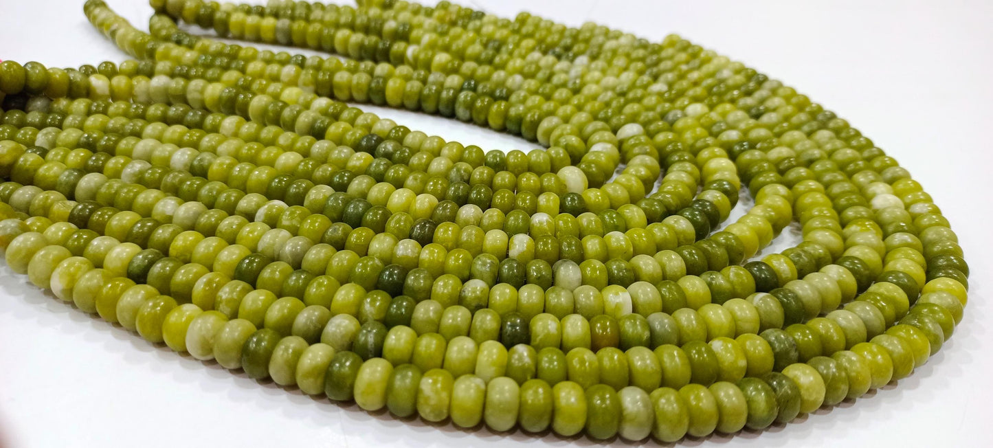 Natural Jahar Mohra Quartz Gemstone Rondelle Plain Smooth 8mm Beads Sold Per Strand 8 inches Long Great Quality Beads