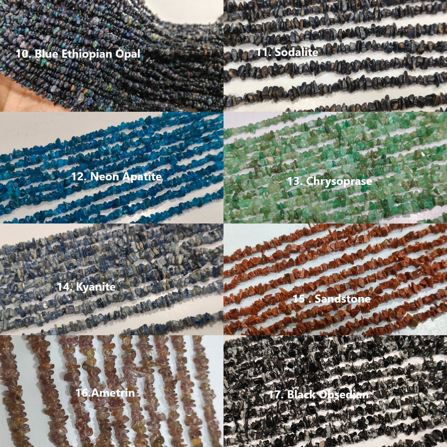 Natural Gemstones Irregular Chip Gravel Uncut Smooth Nugget 4 To 8mm Beads Sold Per Strand 34 Inches Long