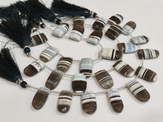 Natural Boulder Opal Finger Shape Briolette 10x19mm beads  Sold Per Strand 8 Inches Long
