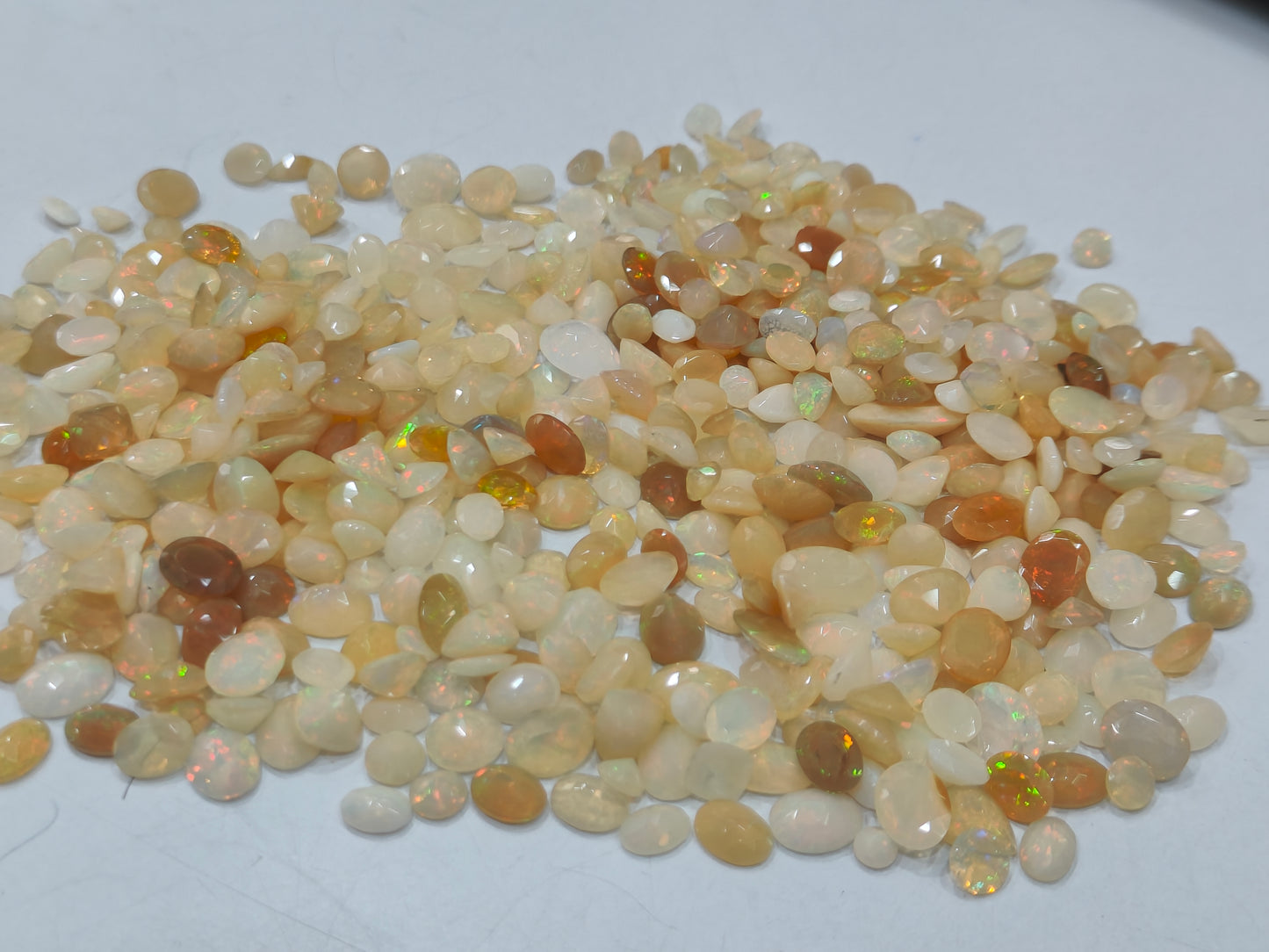 Natural Ethiopian Opal Briolette cut free shape size 5 to 10mm Gemstones sold as a pack of 5 pieces