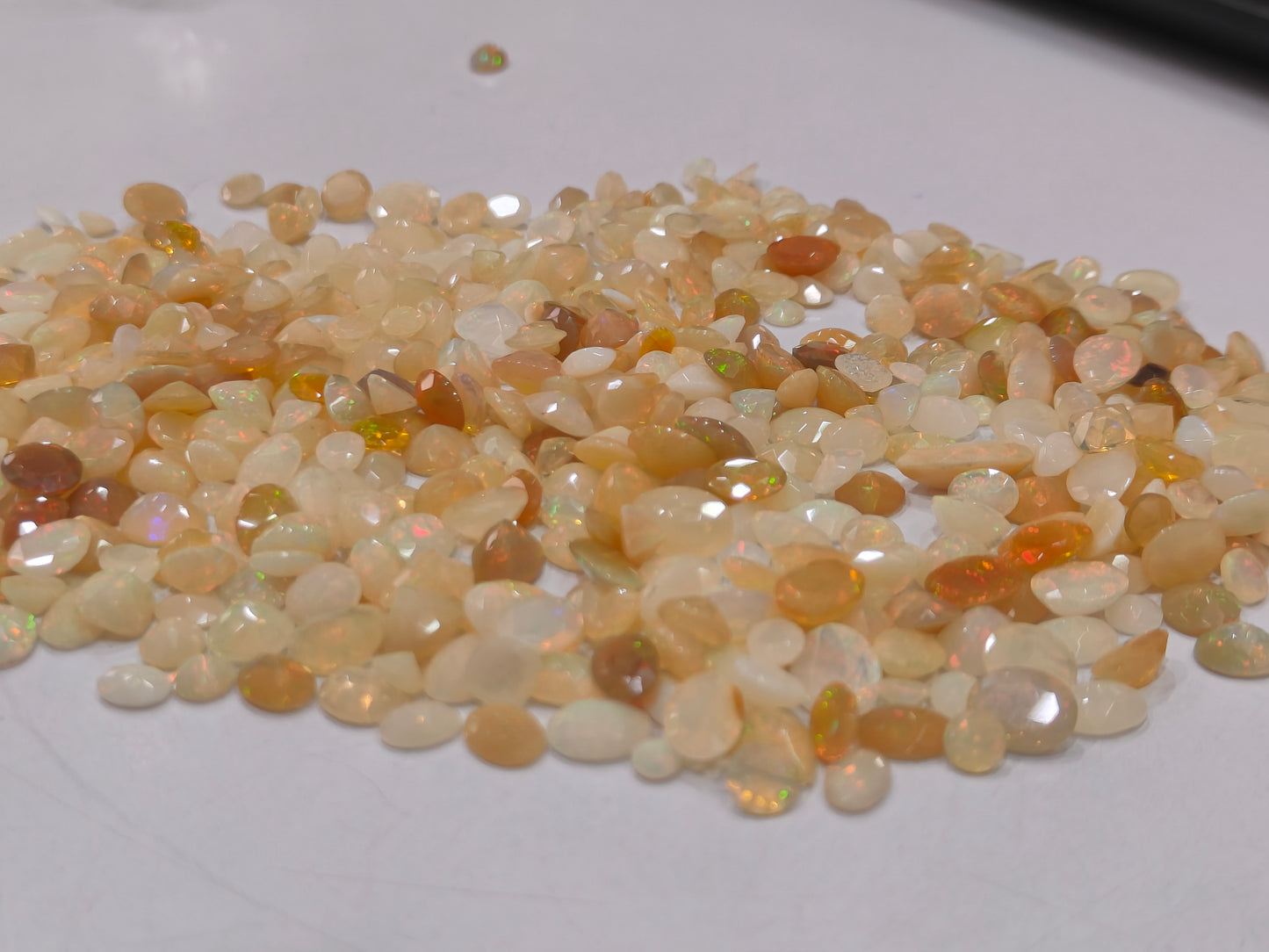 Natural Ethiopian Opal Briolette cut free shape size 5 to 10mm Gemstones sold as a pack of 5 pieces