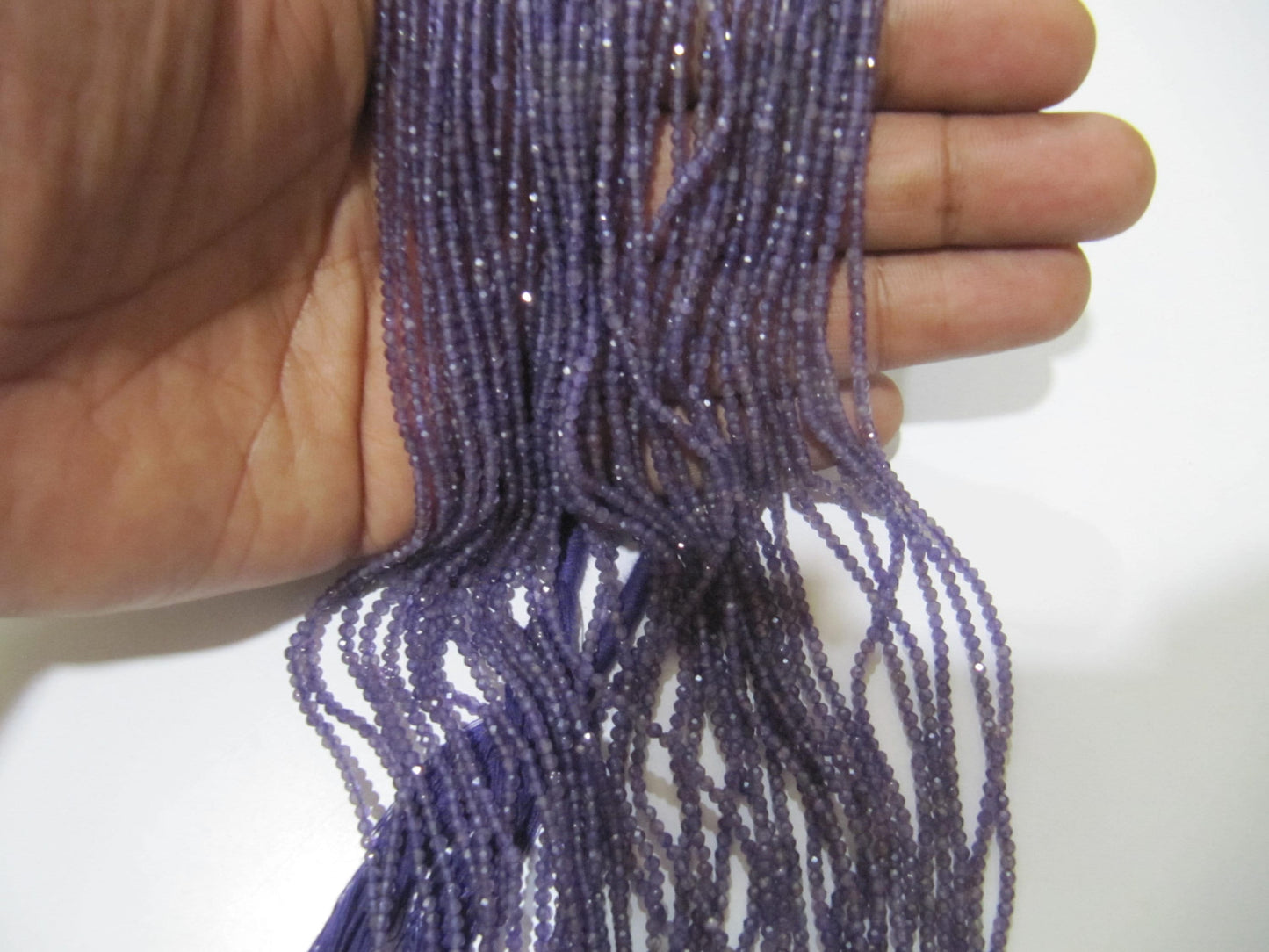 Natural Amethyst Rondelle Faceted 3mm Beads best Quality Beads Strand 13 inches Long Wholesale Prices jewelry making gemstone beads