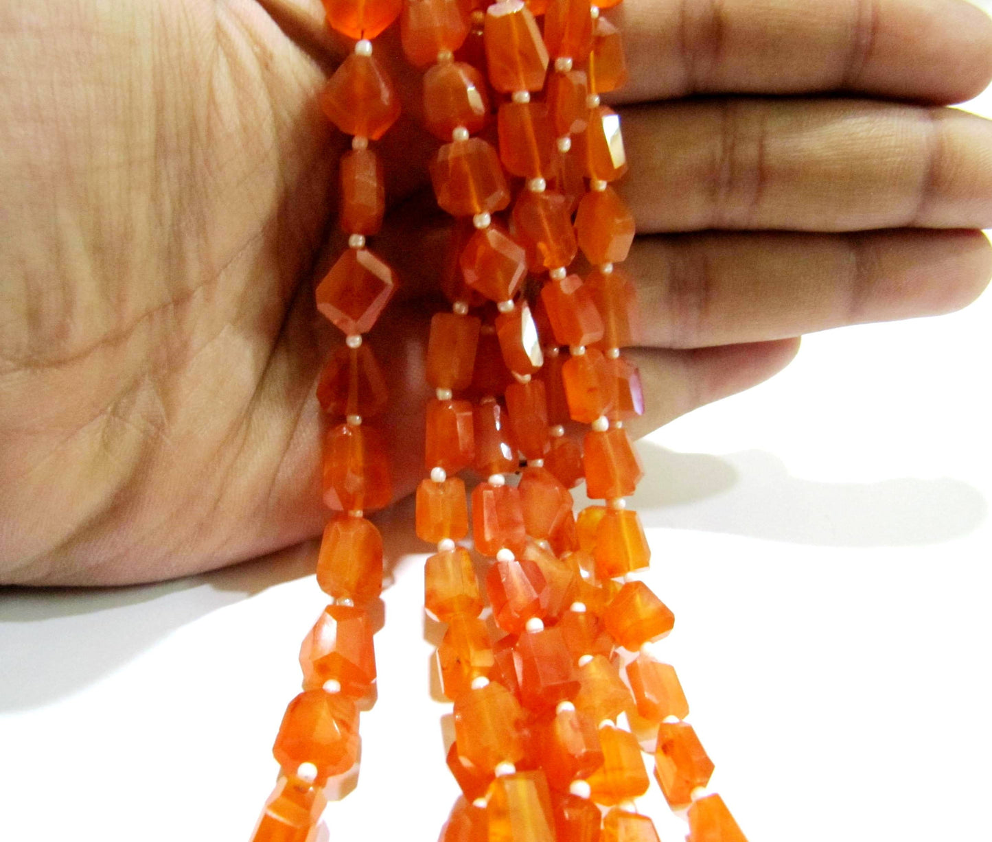 Natural Carnelian Nugget Shape tumbled 7to9mm Beads Strand 14 inches long High Quality Wholesale Prices Jewelry making gemstone beads