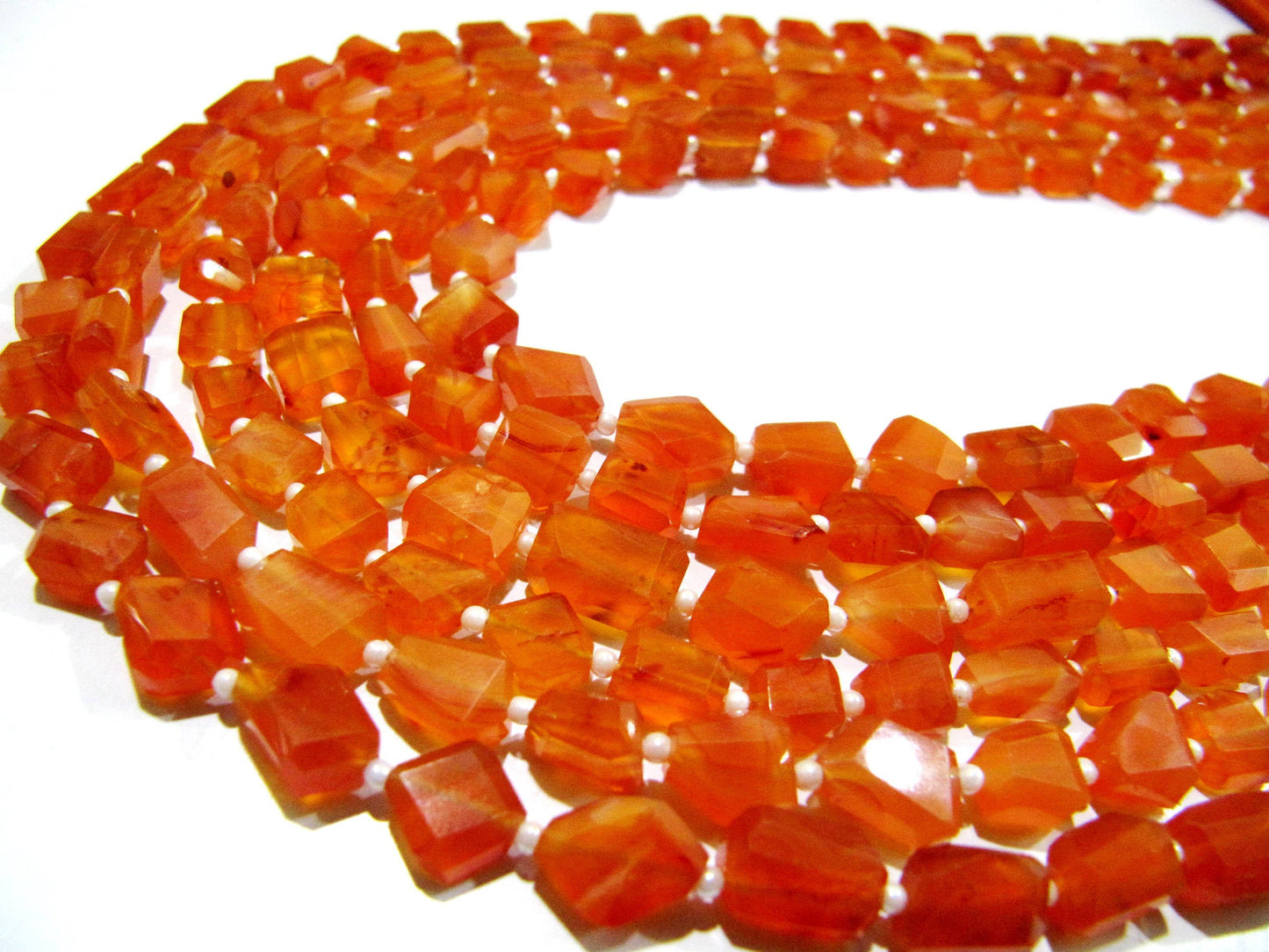 Natural Carnelian Nugget Shape tumbled 7to9mm Beads Strand 14 inches long High Quality Wholesale Prices Jewelry making gemstone beads