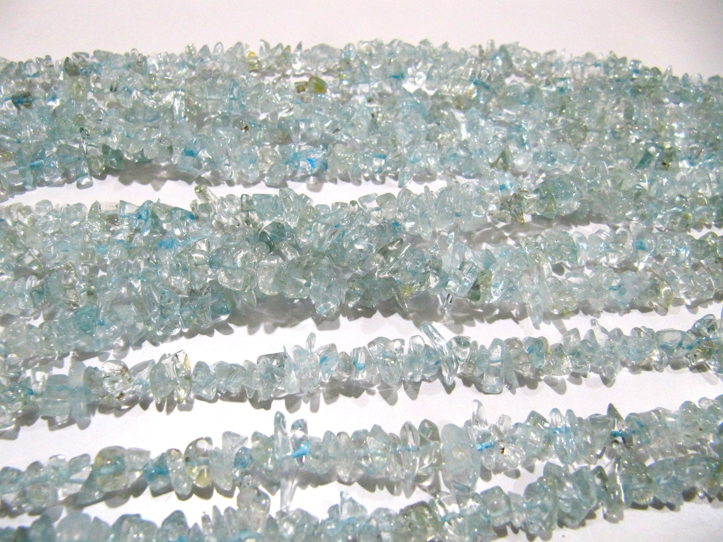 Natural Blue Topaz Uncut Free shape Chip Beads 6to 8 mm Graduated best Quality Beads Strand 34inch Long Jewelry making uncut gemstone bead