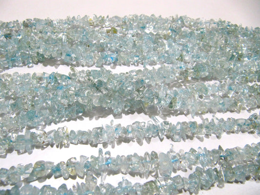 Natural Blue Topaz Uncut Free shape Chip Beads 6to 8 mm Graduated best Quality Beads Strand 34inch Long Jewelry making uncut gemstone bead