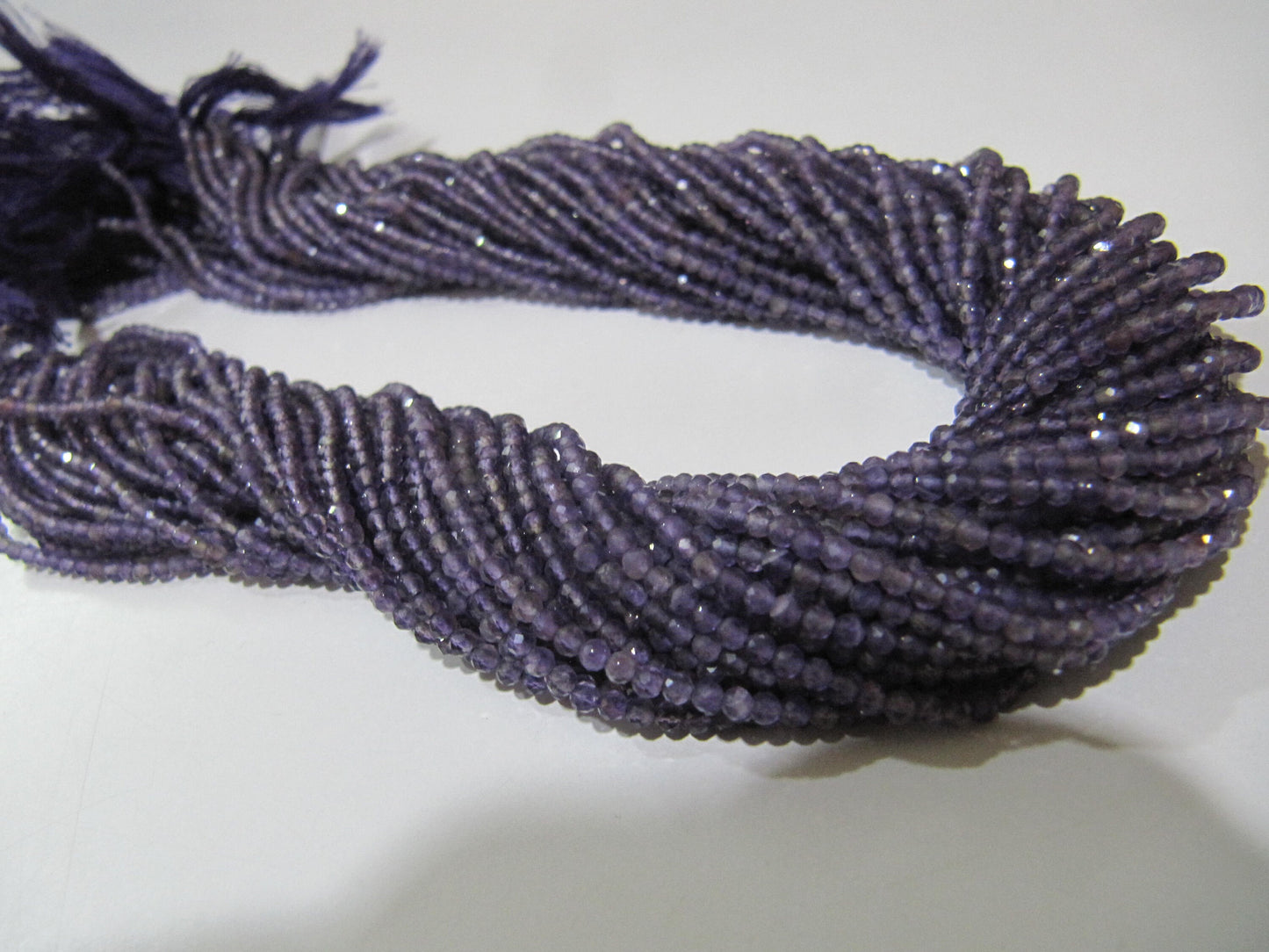 Natural Amethyst Rondelle Faceted 3mm Beads best Quality Beads Strand 13 inches Long Wholesale Prices jewelry making gemstone beads