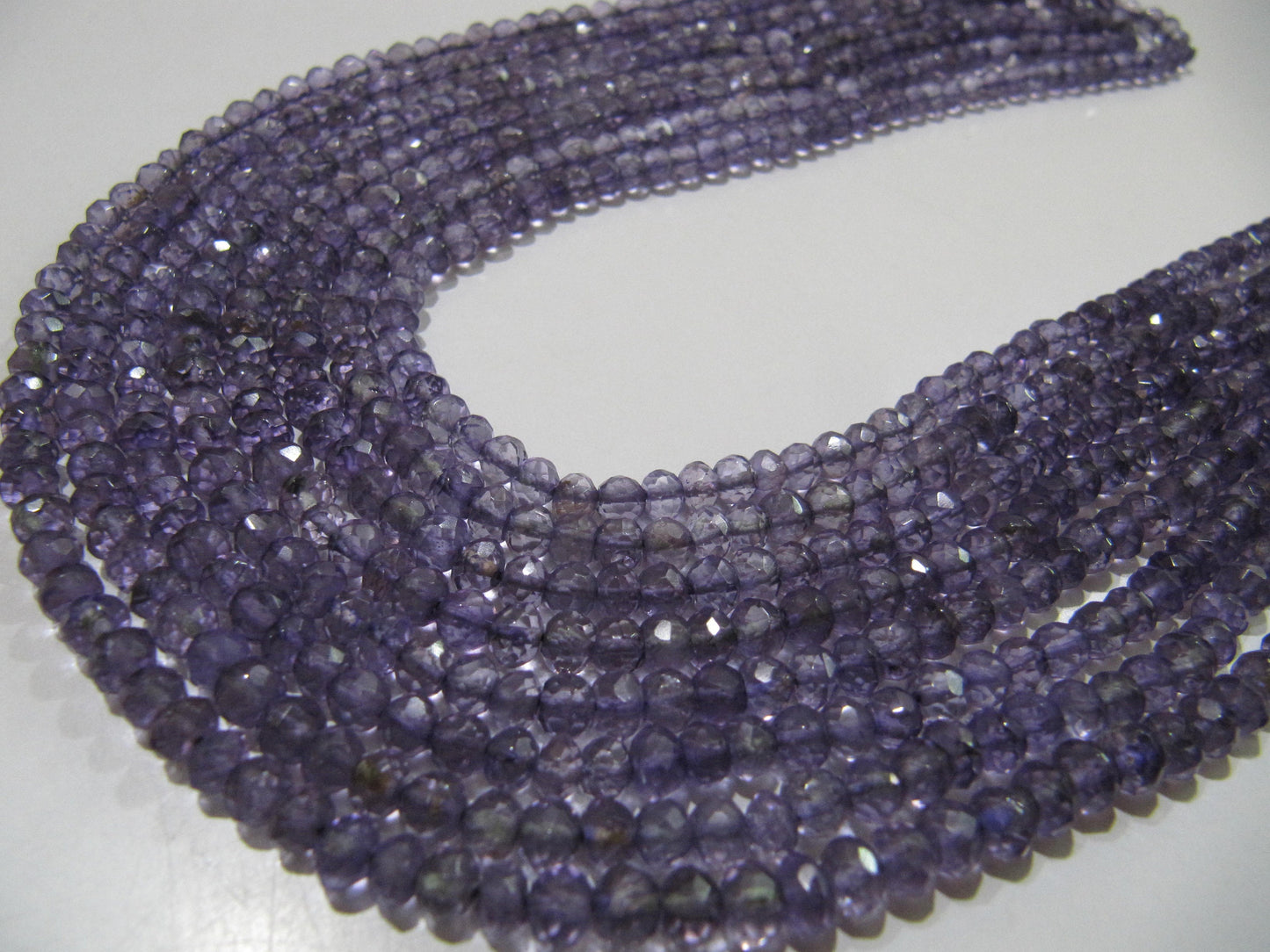 Natural Amethyst Round Faceted 4-5mm Beads Strand 15 inches Long top quality Jewelry making  gemstone beads