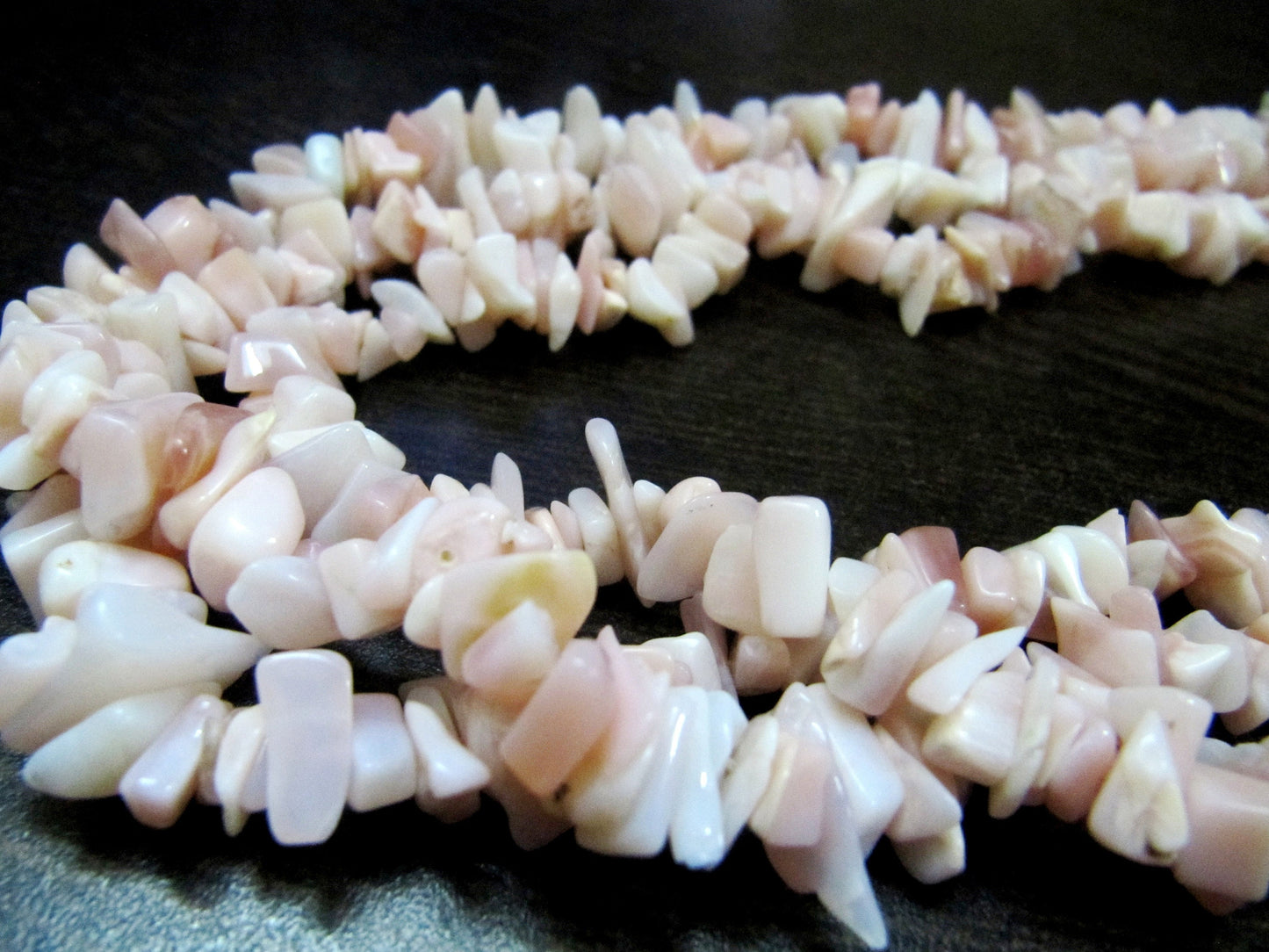 Natural Pink Opal Irregular Chip Gravel Uncut Nugget 6mm To 12mm Size Jewelry Making Beads Strand 34 Inches Long Sold Per Strand