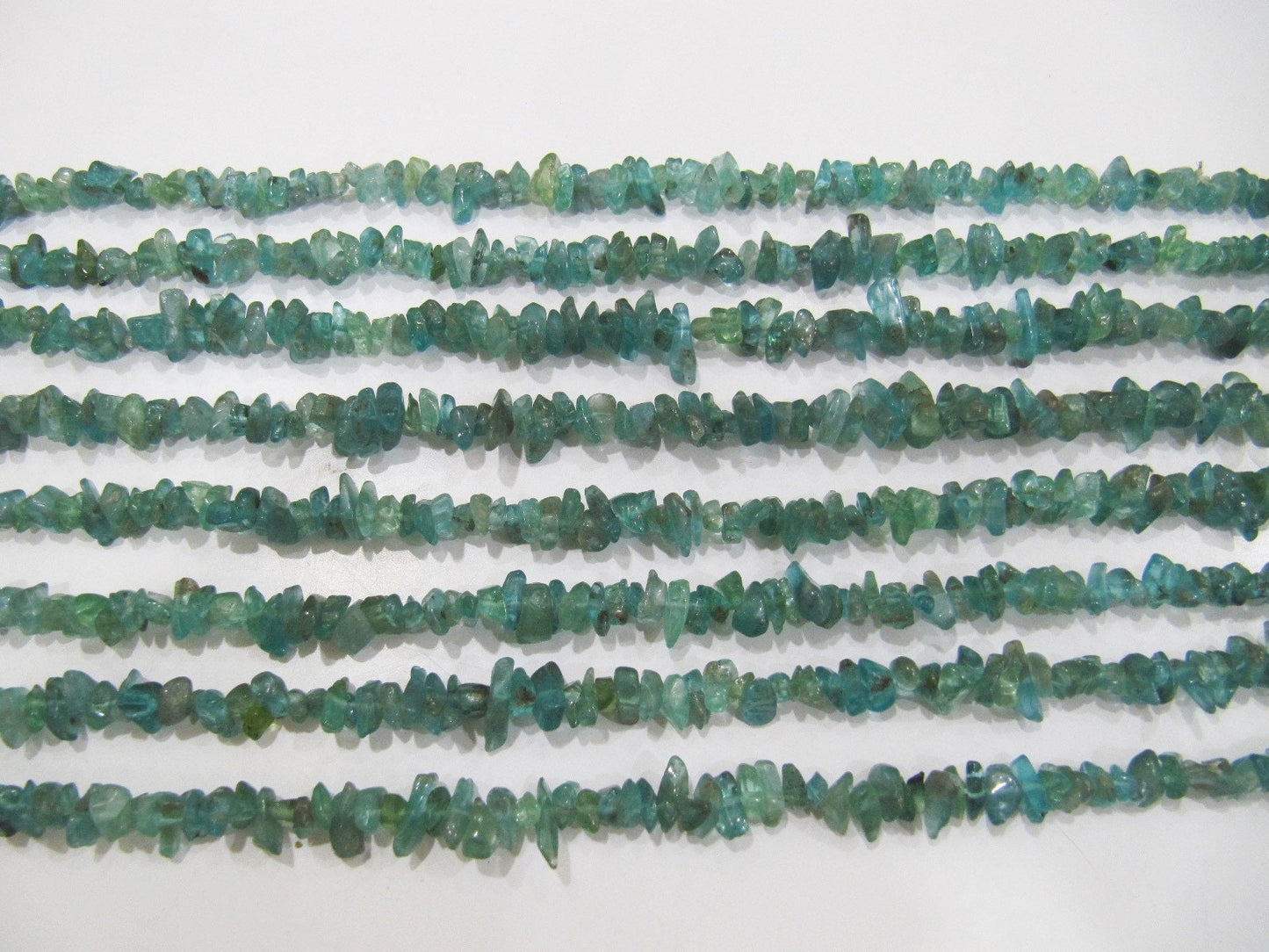 Natural Blue Apatite Irregular Chip Gravel Uncut Nugget 4mm To 8mm Blue Color Jewelry Making Beads Strand 34 Inches Long Sold Per Strand