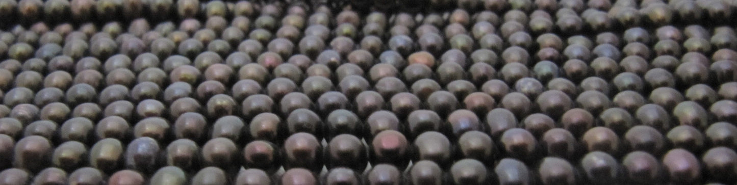 Natural Black Pearl beads 4mm Genuine Pearl beads Round Shape Exotic Color Strand 15 -16 inches Wholesale Prices