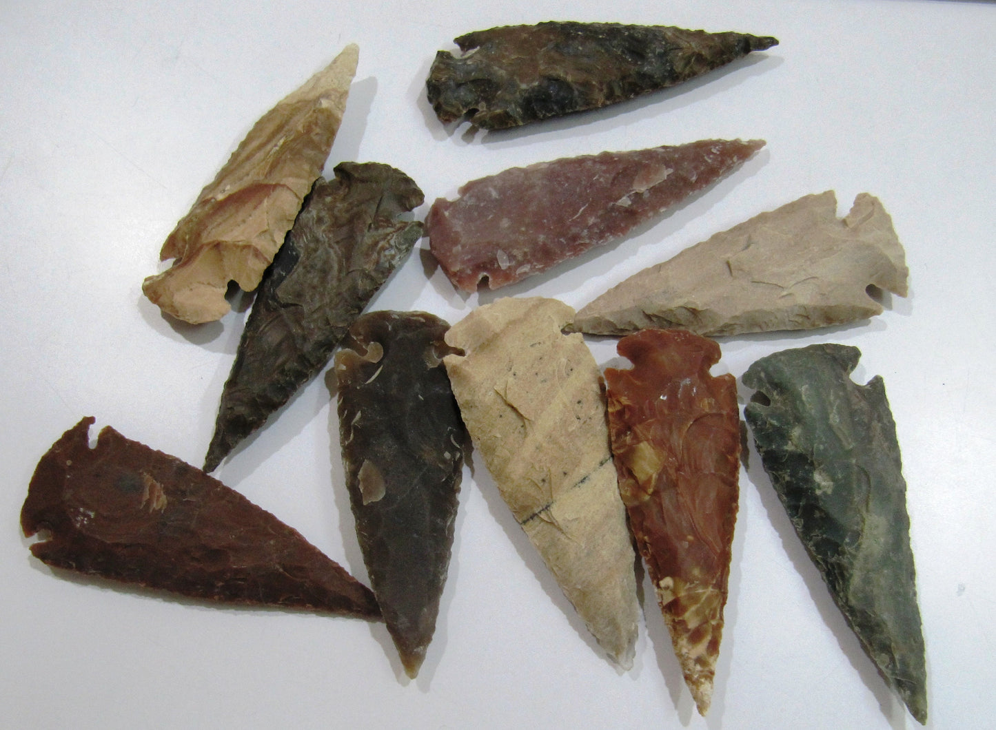 Natural Big Jasper Arrowhead bird Points  jasper arrowheads arts crafts scout projects jewelry design sold per piece
