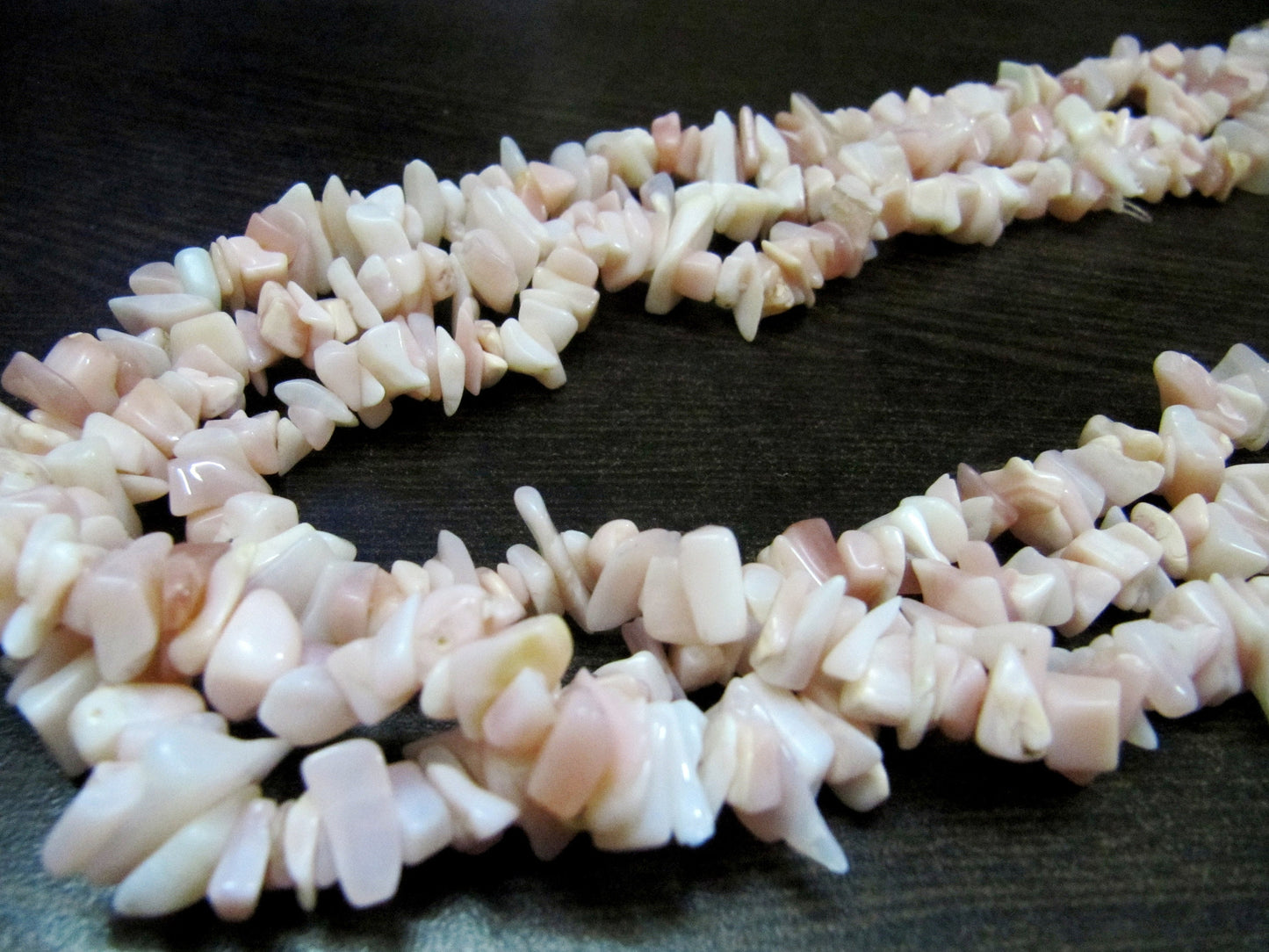 Natural Pink Opal Irregular Chip Gravel Uncut Nugget 6mm To 12mm Size Jewelry Making Beads Strand 34 Inches Long Sold Per Strand