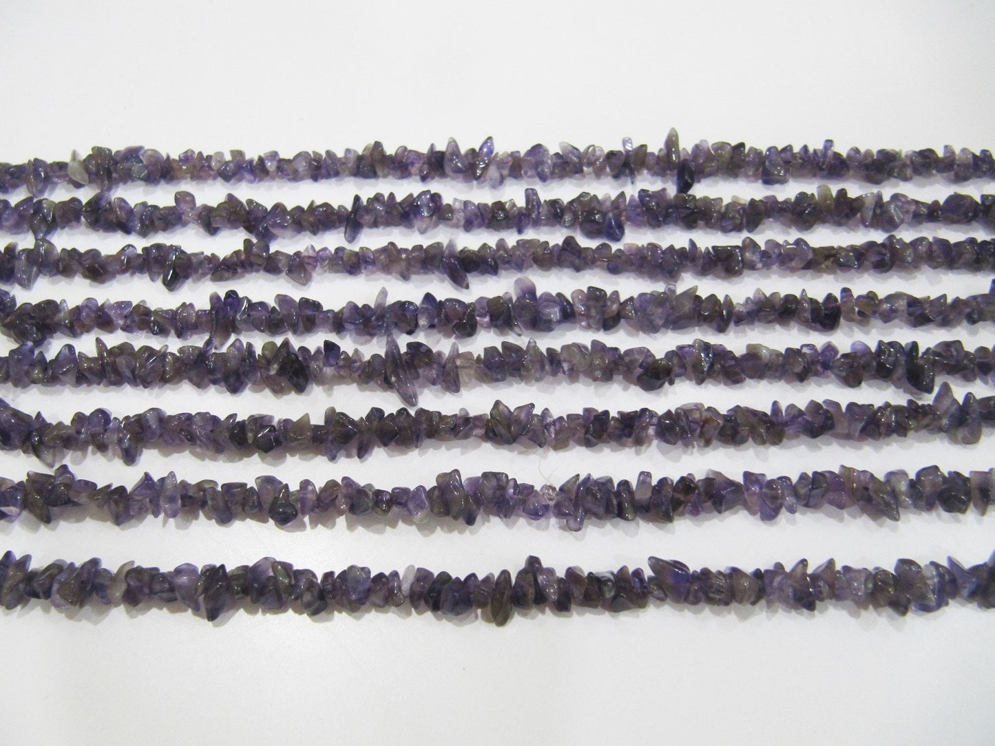 Natural Amethyst Irregular Chip Gravel Uncut Nugget 4mm To 8mm Beads Purple Color Jewelry Making Beads Strand 34 Inches Long Sold Per Strand