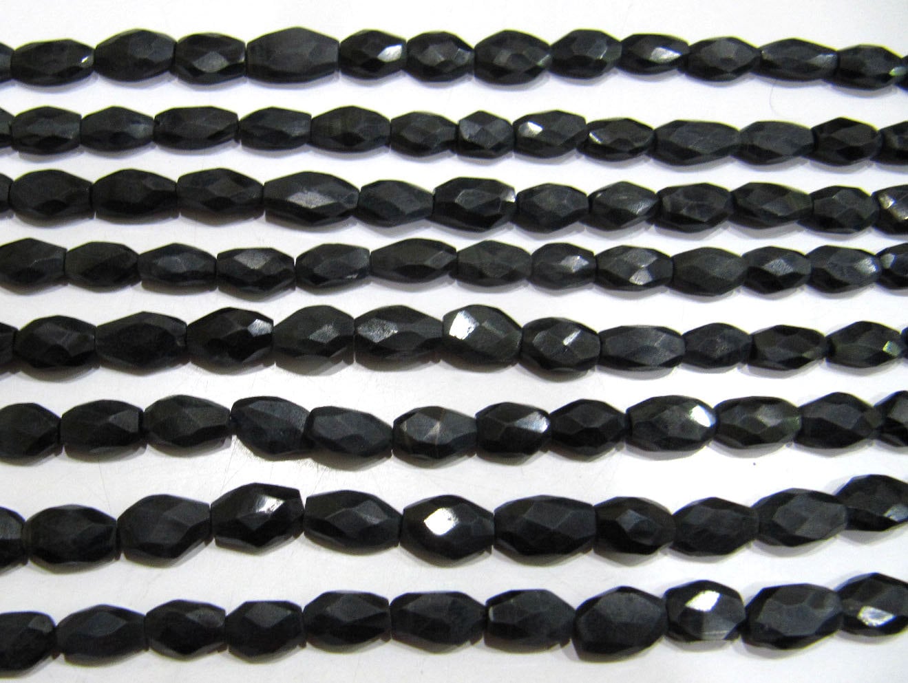 Natural Blue Tiger Eye Oval Faceted Beads Size 10mm to 12mm Blue Color Mani Shape Gemstone Beads Strand 13 Inches long Sold Per Strand
