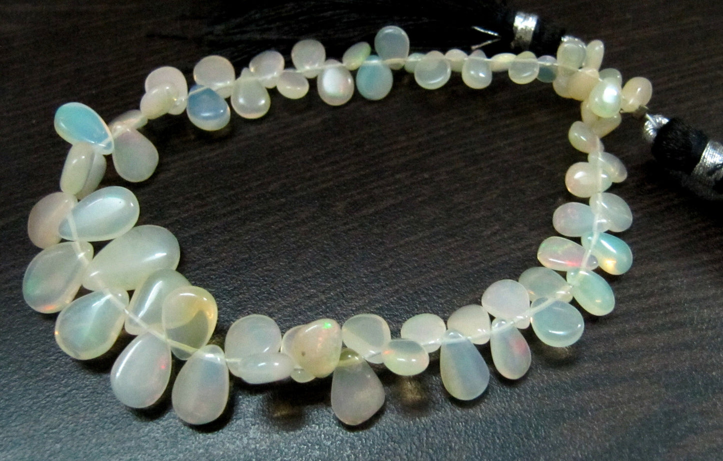 Best Quality Natural Ethiopian Welo Opal Beads,Size of Beads 4x5mm to 8x12mm Smooth Pear Drop Briolette Beads Strand 8 inch Long,