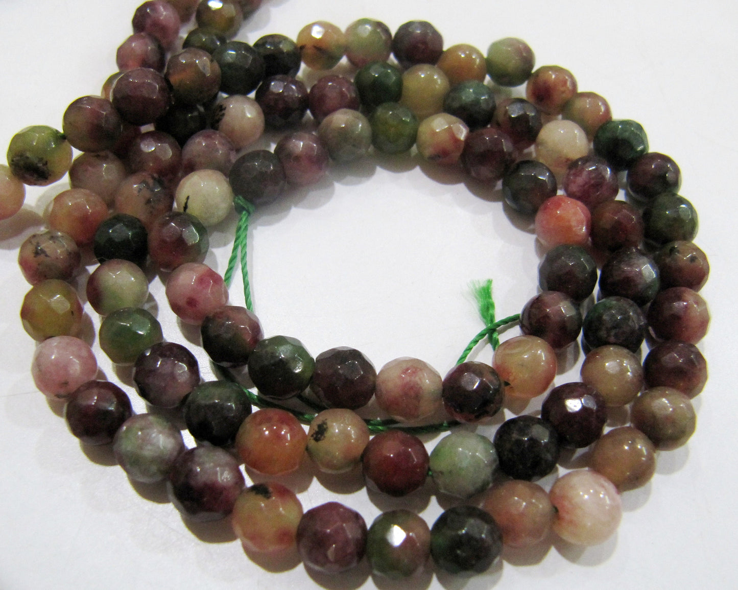 Natural Genuine Ruby Zoisite Round Faceted Beads Size 6mm Size Strand 8 inches Far Size top quality Gemstone Beads Jewelry Making Beads