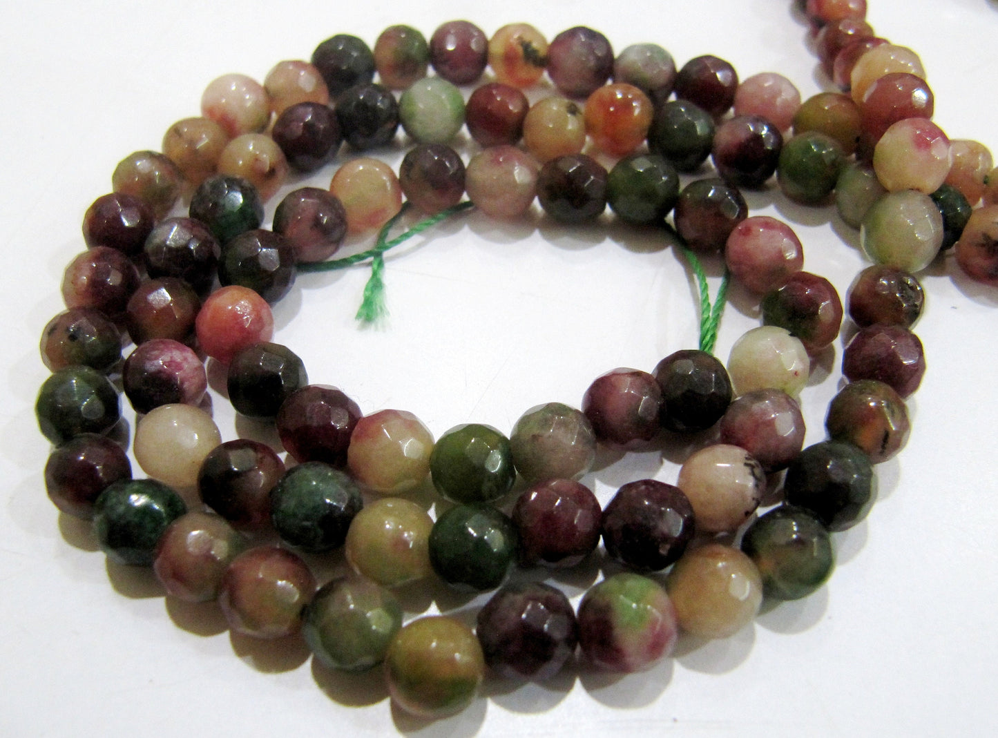 Natural Genuine Ruby Zoisite Round Faceted Beads Size 6mm Size Strand 8 inches Far Size top quality Gemstone Beads Jewelry Making Beads