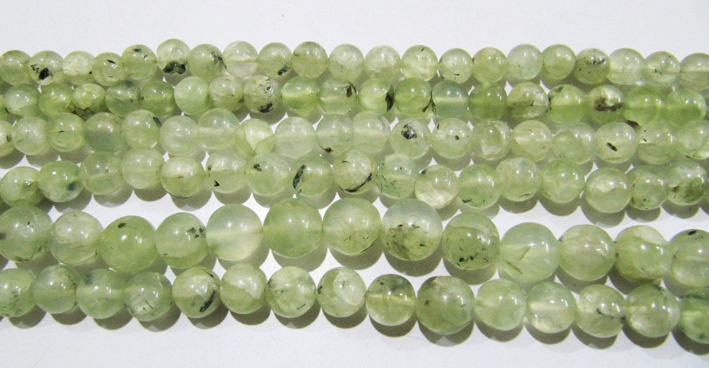 Natural Emerald Jade Agate Round Plain Beads 8 mm sold per string 13 inches Long Emerald Color Beads Smooth Ball Shape Gemstone Beads