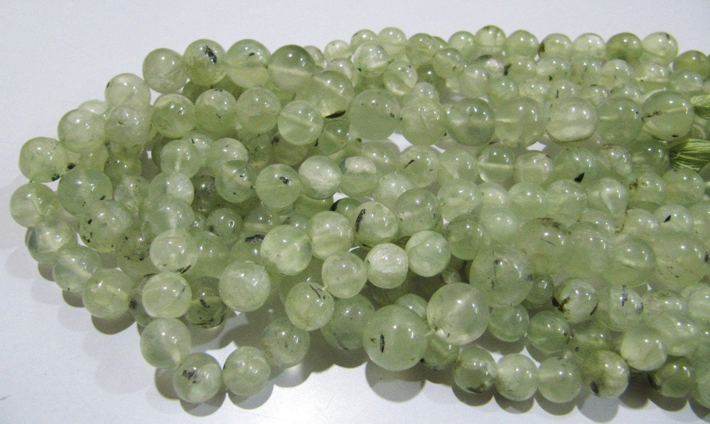 Natural Emerald Jade Agate Round Plain Beads 8 mm sold per string 13 inches Long Emerald Color Beads Smooth Ball Shape Gemstone Beads