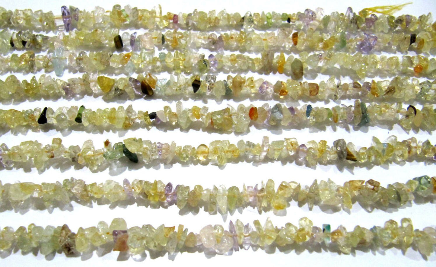 Natural Ametrine Irregular Chip Gravel Uncut Nugget 4mm To 8mm Beads multi Color Jewelry Making Beads Strand 34 Inches Long Sold Per Strand