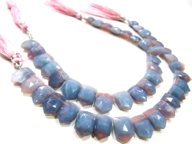 Natural Lavender Blue Opal Fancy arrow Shape Briolette 10X15mm beads Jewelry Making Gemstone Beads Strand 8 inch Long Wholesale Prices