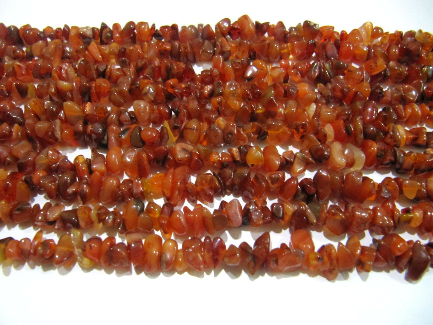 Natural Carnelian Irregular Chip Gravel Uncut Nugget Shape Plain 4mm To 8mm Jewelry Making Beads Strand 34 Inches Long Sold Per Strand