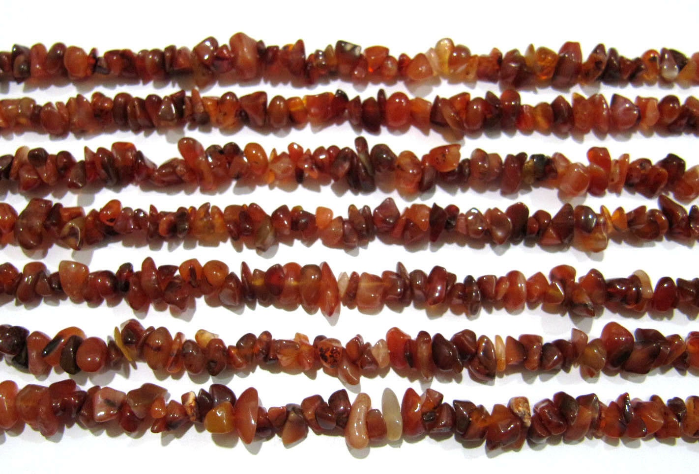 Natural Carnelian Irregular Chip Gravel Uncut Nugget Shape Plain 4mm To 8mm Jewelry Making Beads Strand 34 Inches Long Sold Per Strand