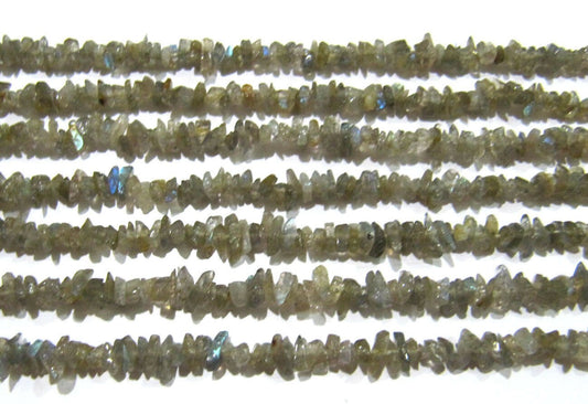 Natural Labradorite Irregular Chip Gravel Uncut Nugget Shape Plain 4mm To 8mm Jewelry Making Beads Strand 34 Inches Long Sold Per Strand
