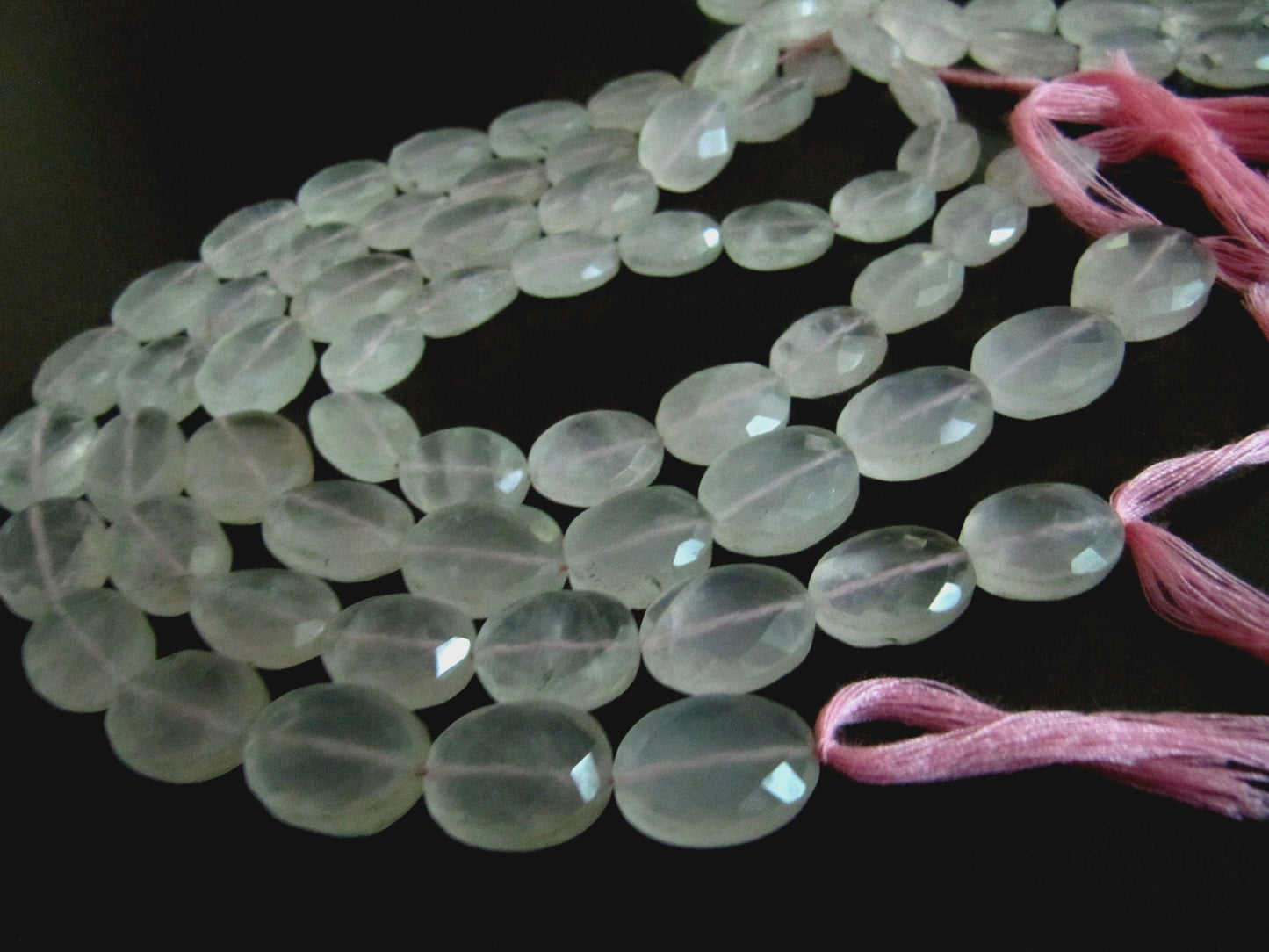 Natural Rose Quartz Oval Faceted Beads Size 13X18mm Strands 10 inches long Jewelry making Gemstone Beads  sold per Strand