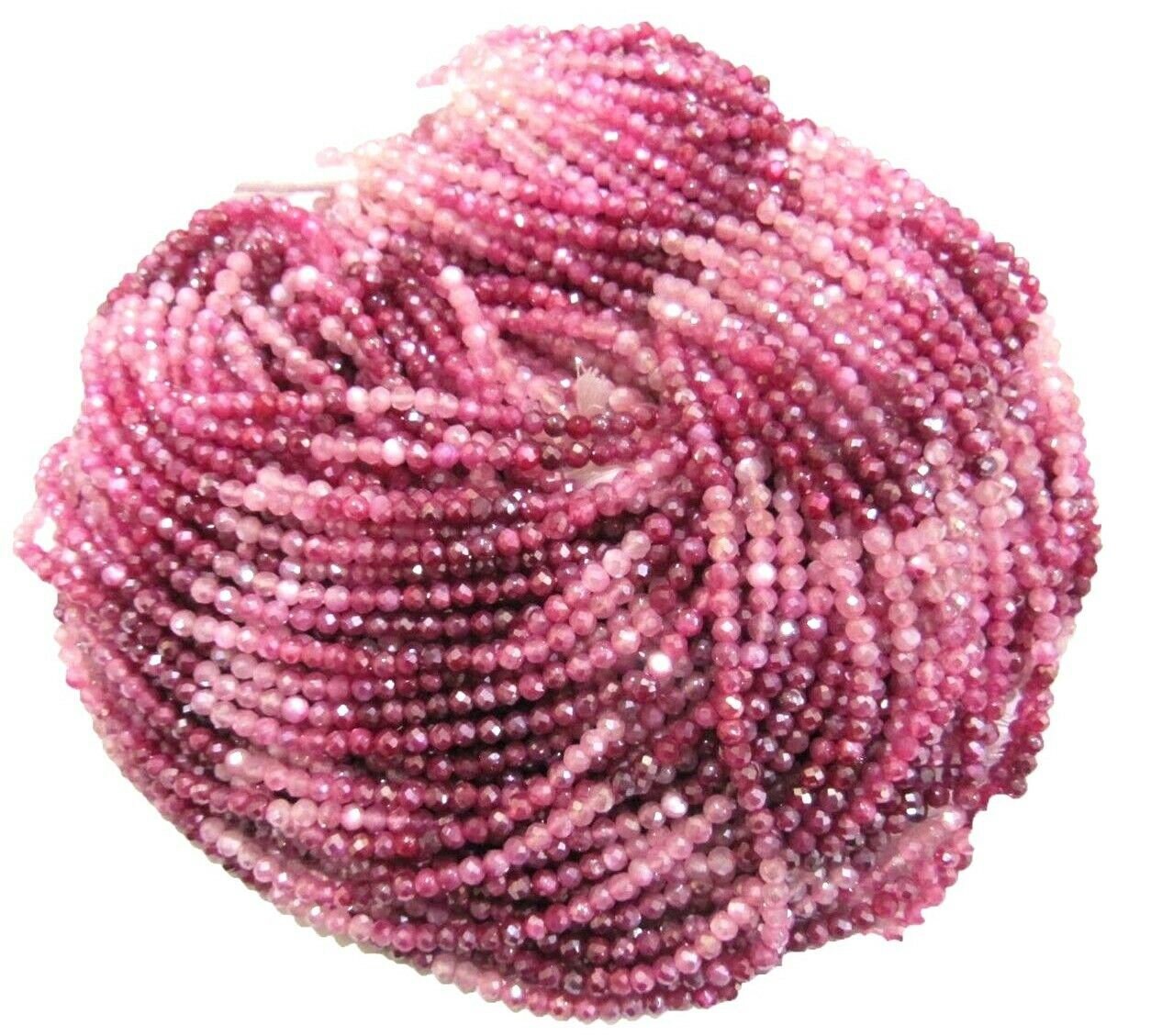 Natural Moonstone AB Coated Shaded Beads Rondelle Faceted Moonstone Beads 3mm Strand 13 inches long Strand Ruby Color Gemstone Beads