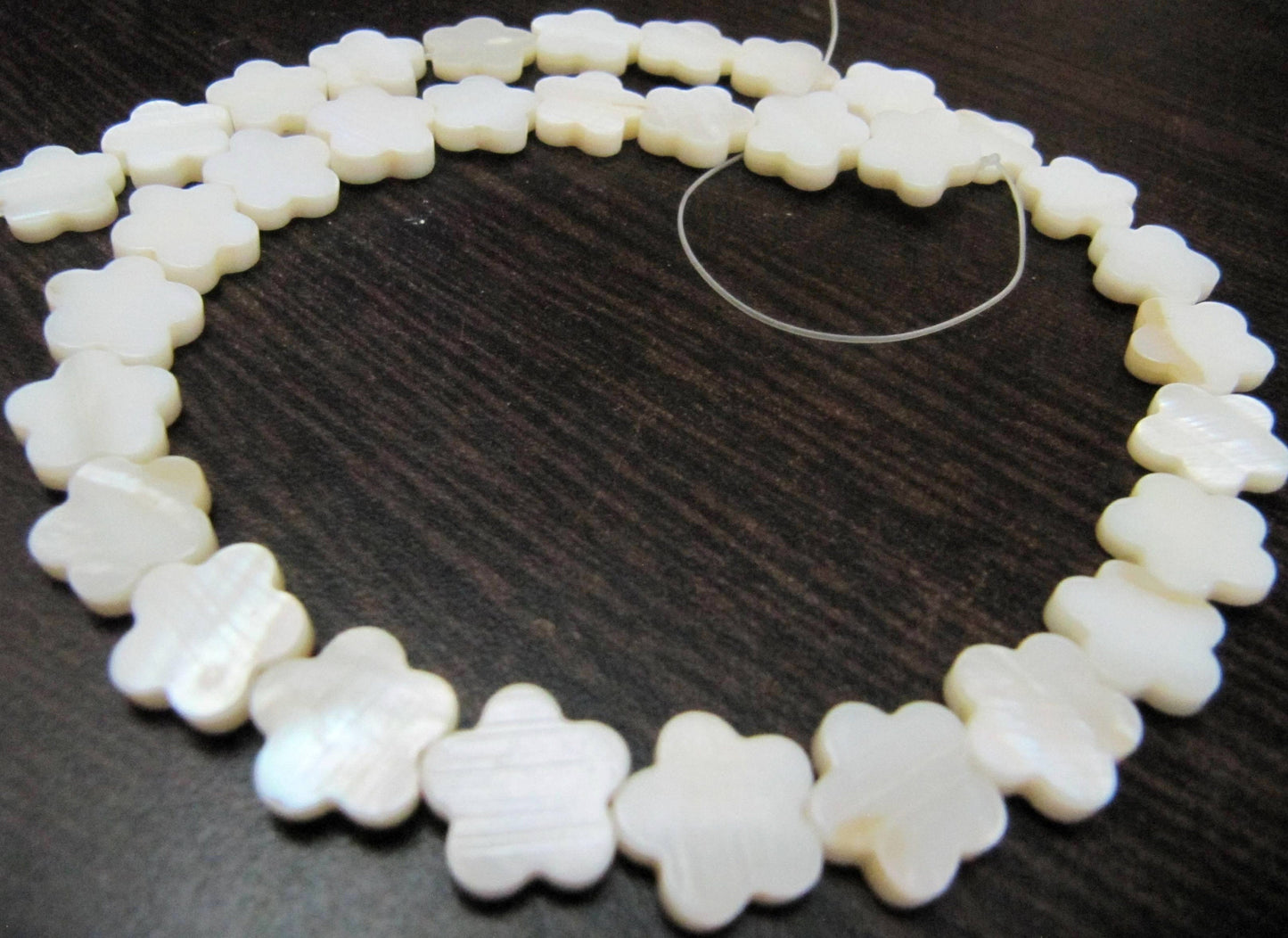 Natural Mother of  Pearl Star Flower Shape 12mm beads Strand 16 inches long Wholesale Price jewelry making gemstone