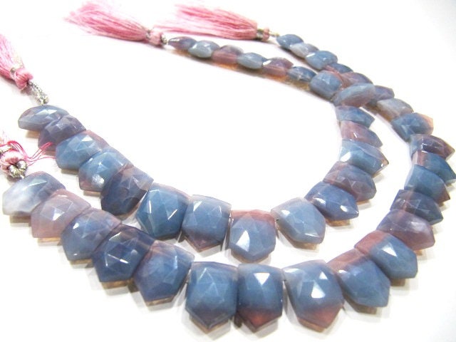 Natural Lavender Blue Opal Fancy arrow Shape Briolette 10X15mm beads Jewelry Making Gemstone Beads Strand 8 inch Long Wholesale Prices