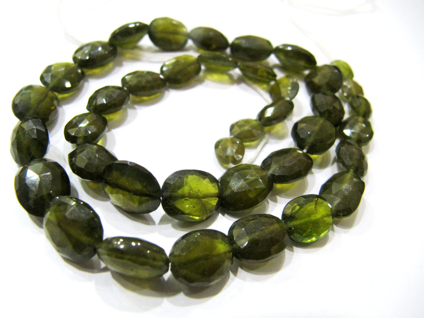 Natural Vessonite Garnet Oval Briolette Beads Size 6x8mm to 10x14mm Strand 4 inches  sold per Strand Rare Gemstones High Quality Beads