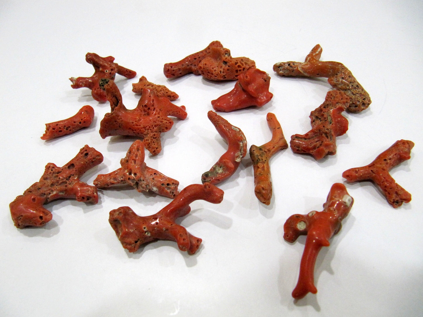 Natural Italian Coral Free Shape Nuggets 2 to 3 inches Long Coral Branch Birth Gemstone Sold per one piece Wholesale Prices